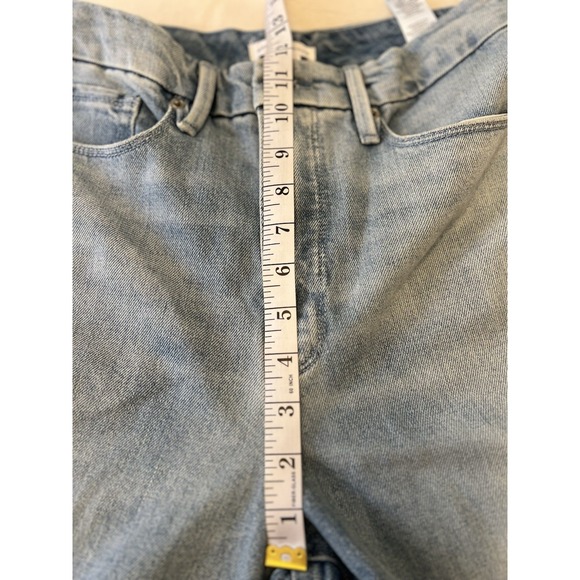 Good American Womens Blue Slim Straight Denim Jeans‎ Size 4/27 High Waist - Picture 4 of 8
